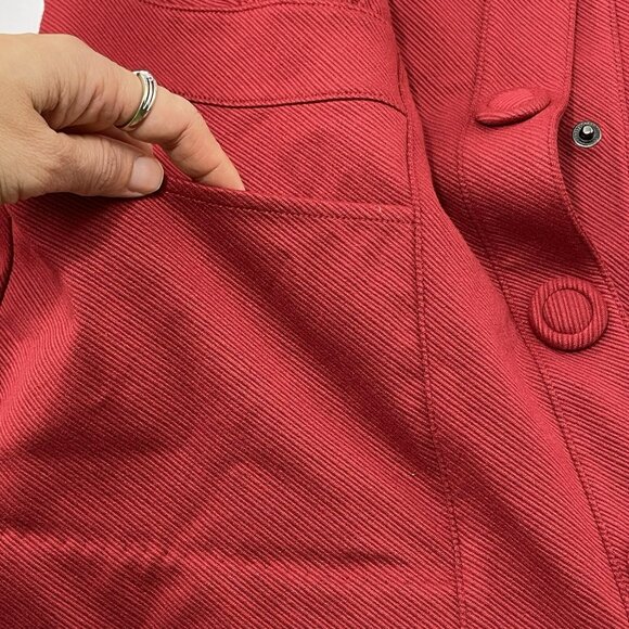 Cabi Spencer Business Jacket Suit Women Size M Formal Workwear Retro Snap Button - Picture 8 of 12